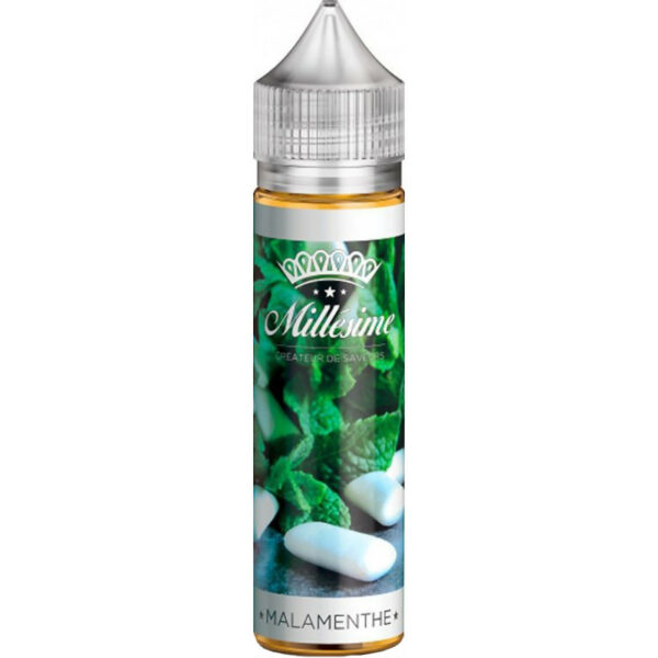 Malamenthe | Chewing gum - Chlorophylle - Menthe - Frais | Millésime | 50ML