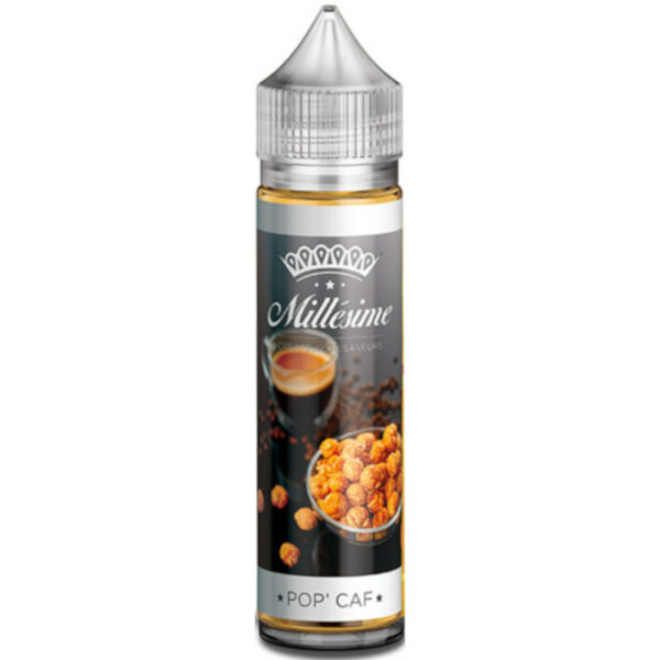 Pop'Caf | Pop-corn - Caramel - Café | Millésime | 50ML