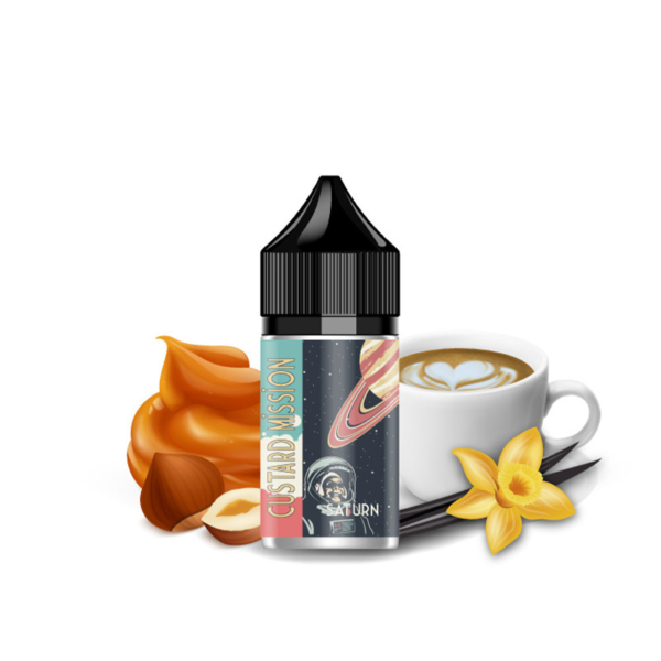 Concentré Custard Mission | Saturn | Vanille Custard Caramel Noisette Café | 30 ml