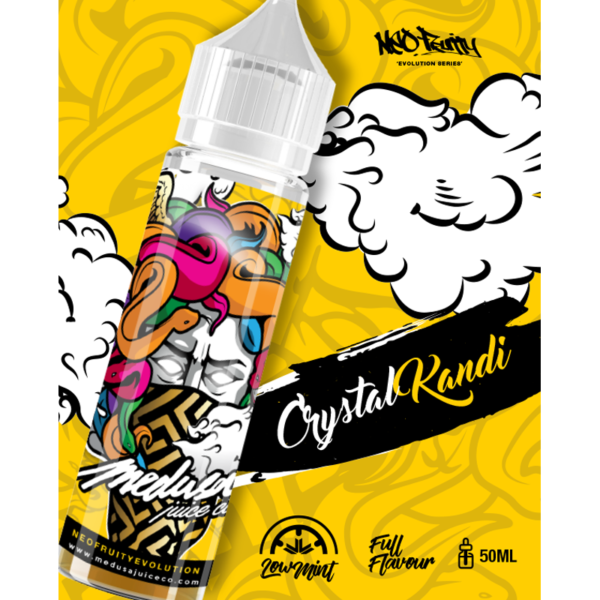 Crystal Kandi Evolution Medusa Juice Fraise Banane Frais 50 ml