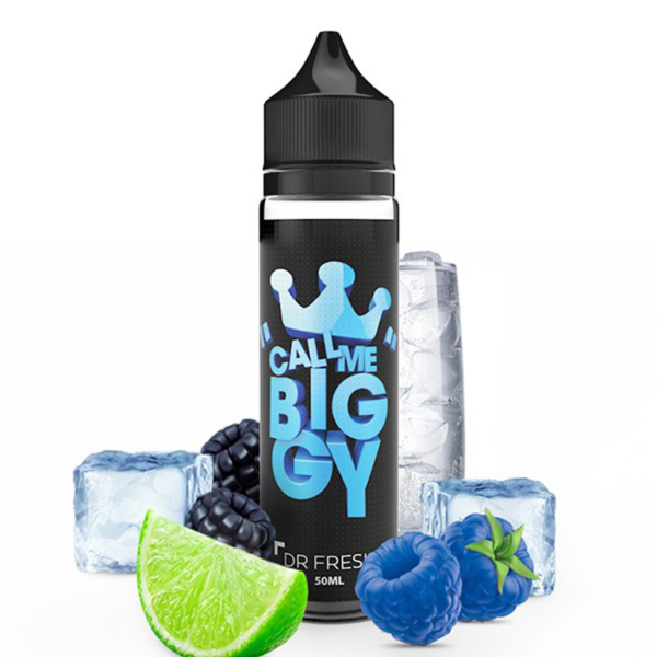 Dr Fresh Call Me Biggy E-Tasty Saveurs Limonade Citron Vert Framboise Bleue Mûre Frais 50 ml