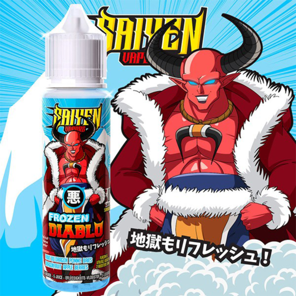 Frozen Diablo Saiyen Vapors Swoke Fruit du dragon Fruits Rouges Pomme Frais 50 ml