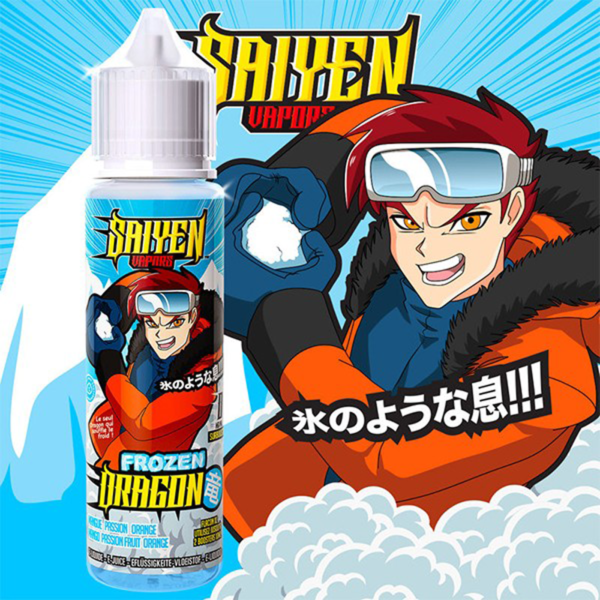 Frozen Dragon Saiyen Vapors Swoke Mangue orange Ananas Frais 50 ml