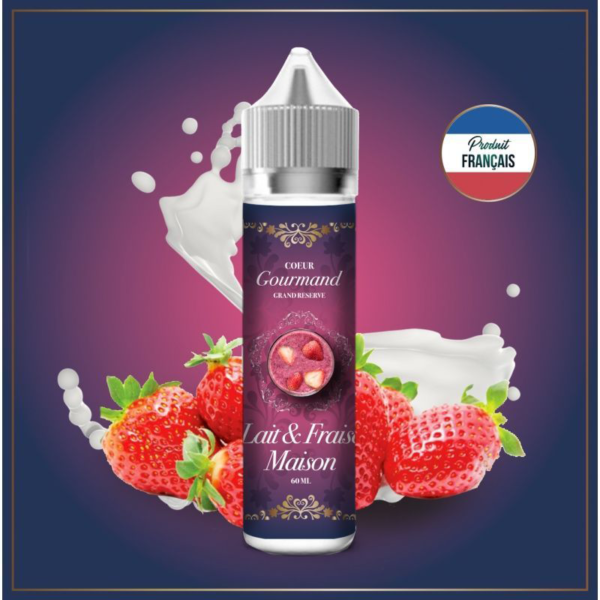 Lait & Fraise Maison Coeur Gourmand Made in Vape 50 ml