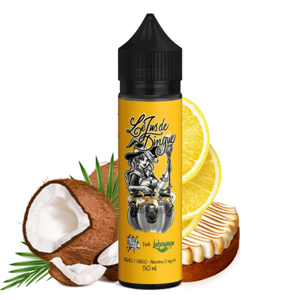 Le jus de dingue La fine équipe Gâteau au citron noix de coco 50 ml