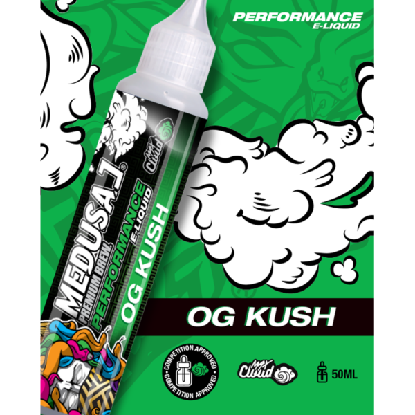 OG Kush Performance Medusa Juice Cassis Melon Miel BlackCurrant HoneyDew 50 mls Melon Miel BlackCurr