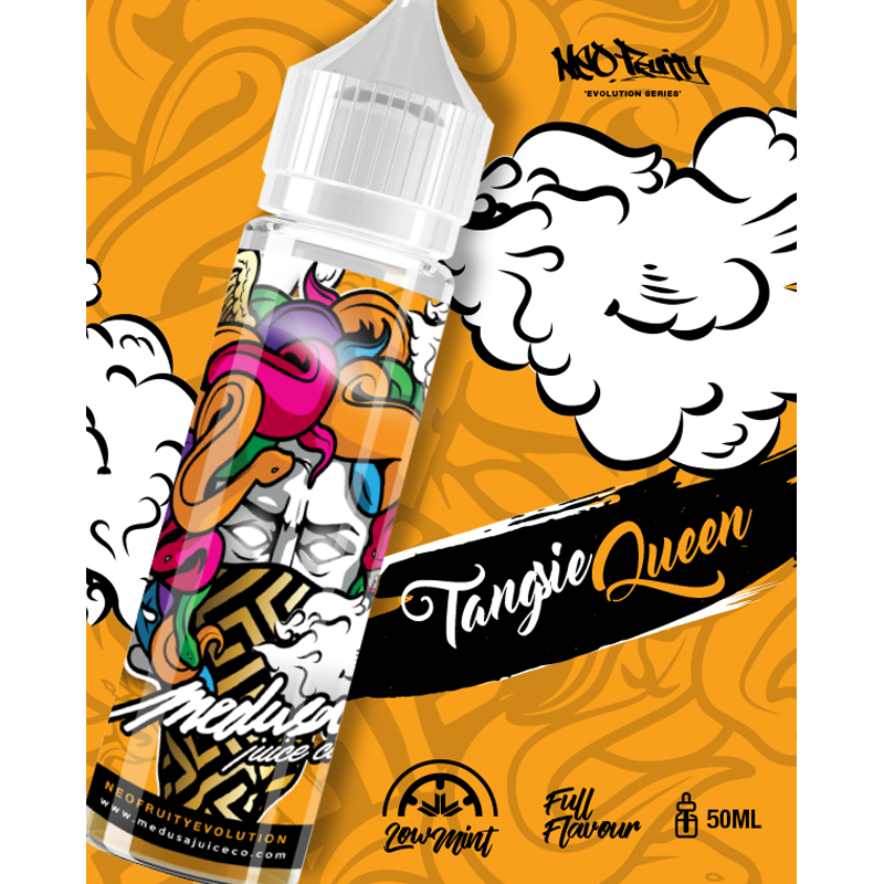 Tangie Queen Evolution Medusa Juice Fraise Mangue Frais 50 ml