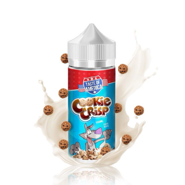 Cookie Crisp Taste of America Céréales Cookies Lait 100 ml PG/VG 40/60