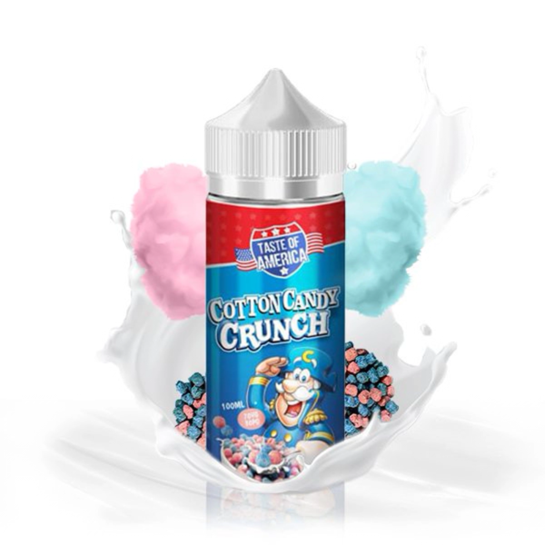 Cotton Candy Taste of America 100 ml Céréales Barbe à Papa PG/VG 60/40