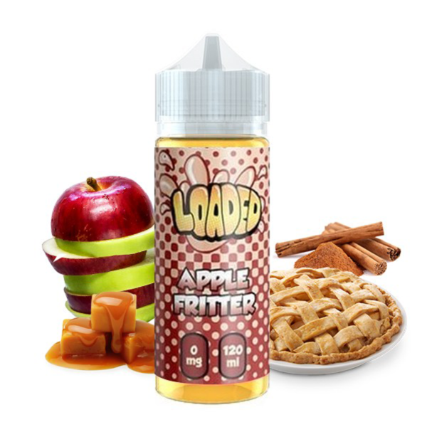 Apple Fritter Loaded e-liquid Tarte Pommes Caramelisées Caramel Pâte croustillante Cannelle 100 ml