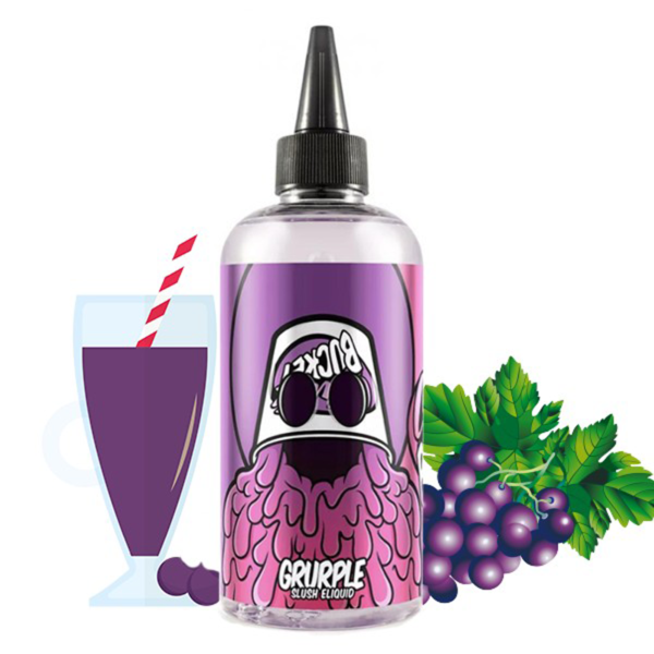 Grurple Slush Bucket joe's Juice 200 ml Raisin noir glacé frais dropper eliquid