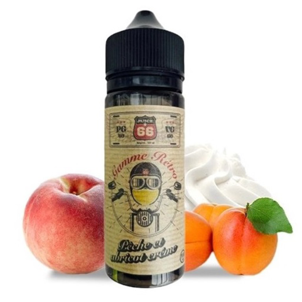 Peche Abricot Creme Retro Juice 66 100 ml