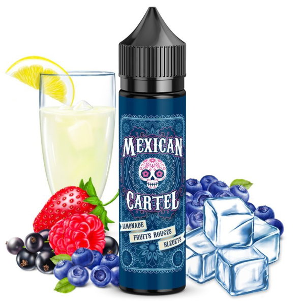 Limonade Fruits Rouges Bleuets Frais Mexican Cartel PG/VG: 30/70 50 ml Boisson Cocktail