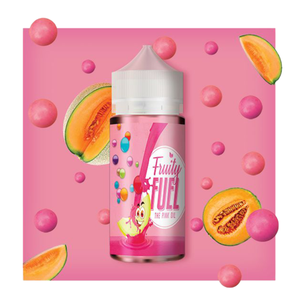 The Pink Oil Fruity Fuel Bubble Gum Melon 100 ml PG/VG: 30/70