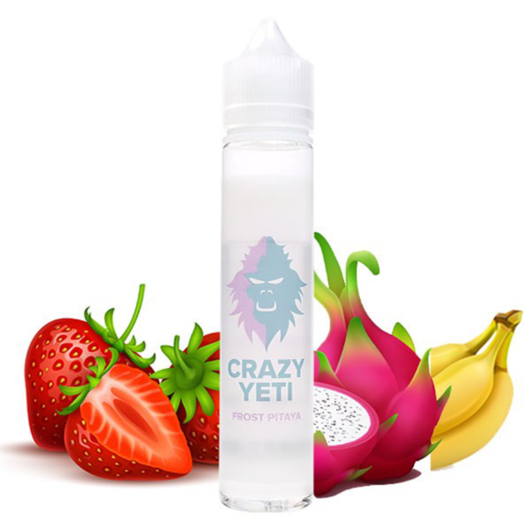 Frost Pitaya Fruit du dragon Banane Fraises Crazy Yeti 50ml