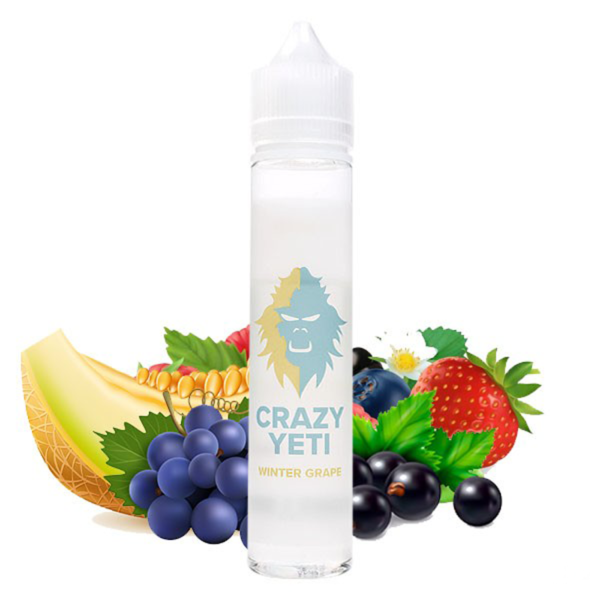 Winter Grape Raisins cassis Melon mûr fruits rouges Crazy Yeti 50ml