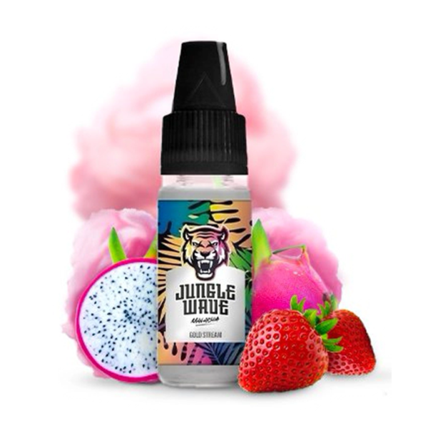 Concentré Gold Stream Jungle Wave Fraise Fruit du Dragon Barbe à Papa Frais 10 ml