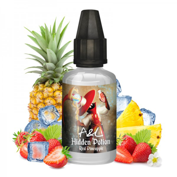 Concentré Red Pineapple Hidden Potions Arômes et liquides Ananas Fraise Frais 30 ml