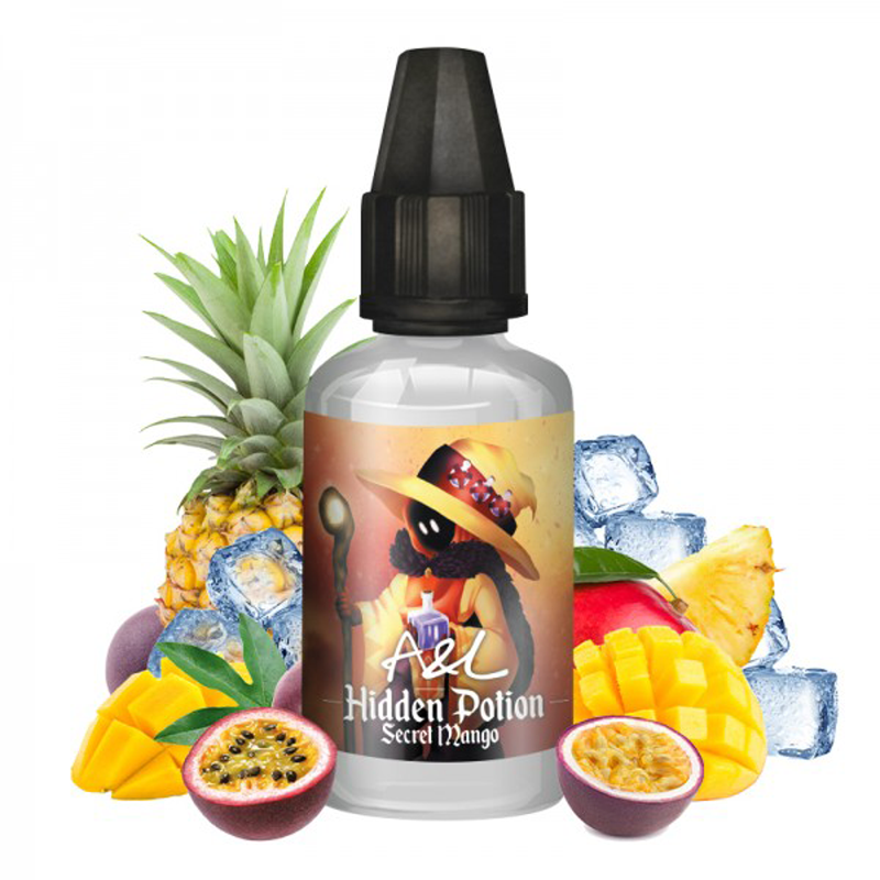 Concentré Secret Mango, Hidden Potions, Mangue Ananas Fruit de la Passion  Frais