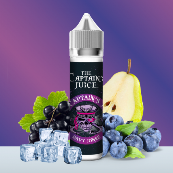 Davy Jones The Captain's Juice Cassis Myrtille Frais 50 ml