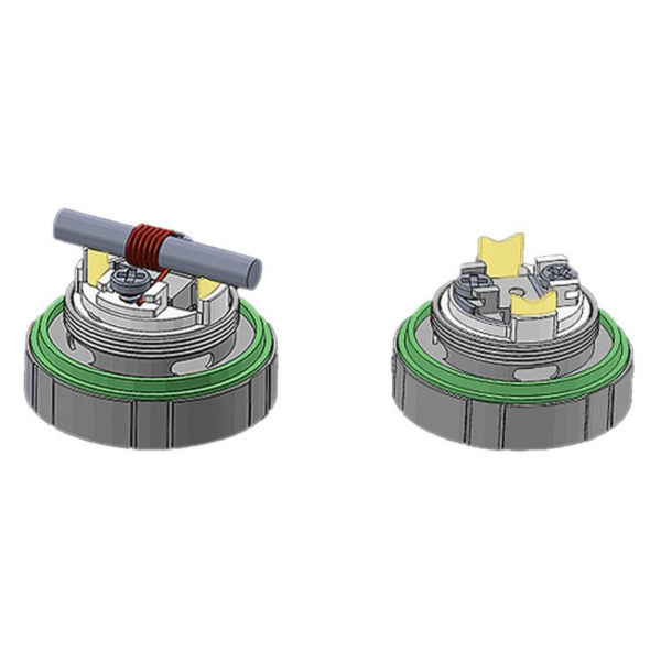 Mini Robot RTA Steam Crave Simple Single Coil Plateau reconstructible Pyrex Buld 3 ml drip tip