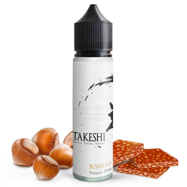 Takeshi Bushido Le coq qui vape Noisettes torréfiées Nougatine caramélisée 50 ml