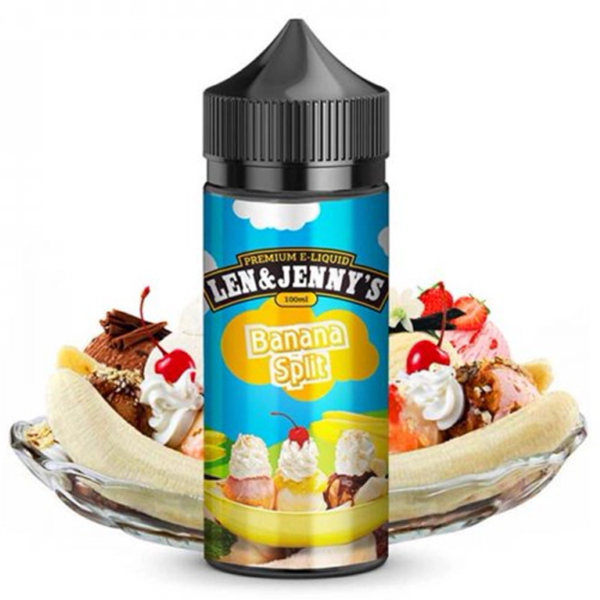 Banana Split | Len & Jenny's | banane - chocolat - crème chantilly | 100 ml