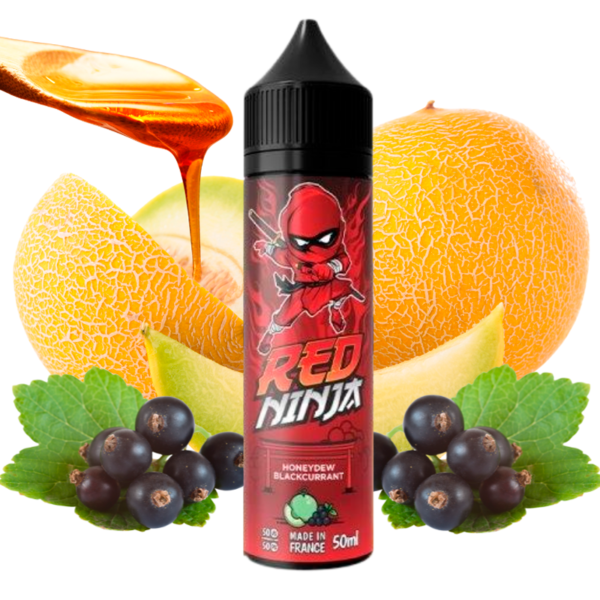 Honeydew Blackcurrant Melon jaune Cassis Miel Red Ninja 50ML