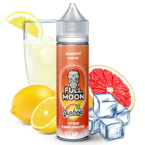 Diabolo Citron Pamplemousse | Full Moon | Limonade - Citron - Pamplemousse - Frais | 50 ml