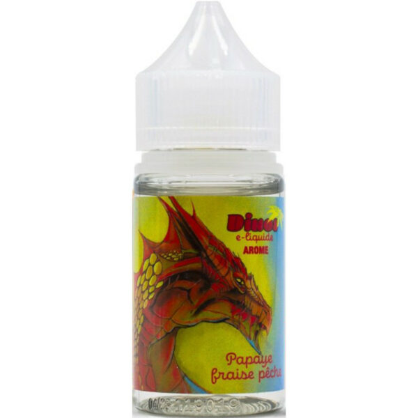 Concentré Papaye Fraise Pêche Dinos Juice 66 30 ml