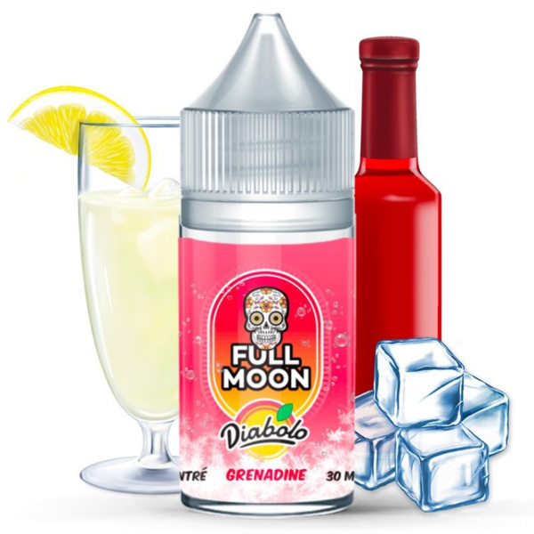 Concentré Diabolo Grenadine Full Moon Arôme Limonade Citron Grenadine Frais diluer Base PG/VG 30 ml