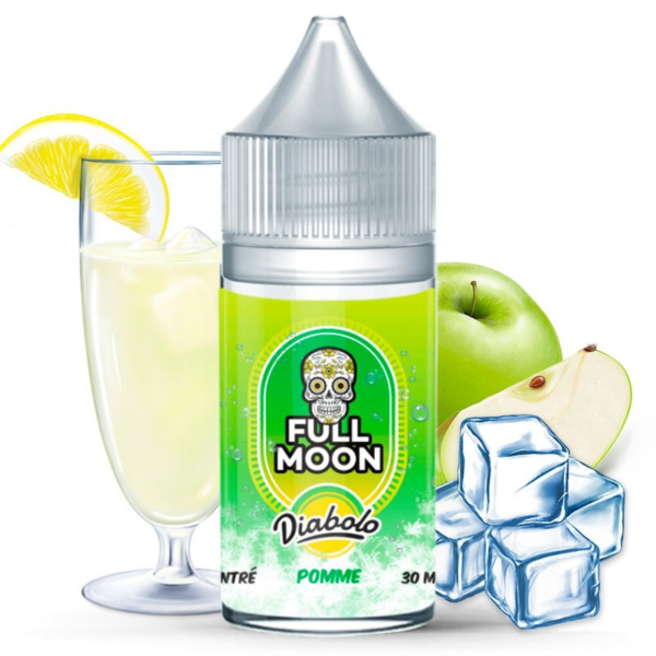 Concentré diabolo pomme Full moon Arôme Limonade Pomme verte Frais diluer Base PG/VG 30 ml