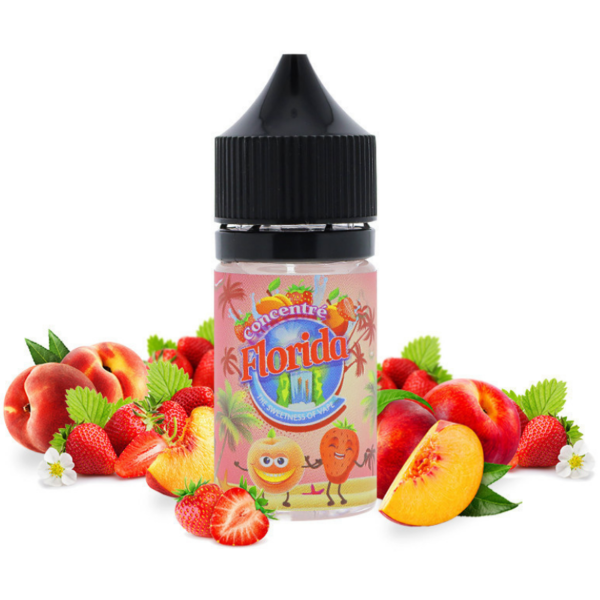 Concentré Fraise Pêche Florida arôme 10 ml