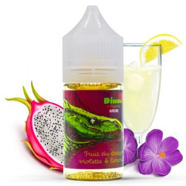 Concentré Fruit du Dragon Violette Limonade Dinos Juice 66 Arôme 30 ml