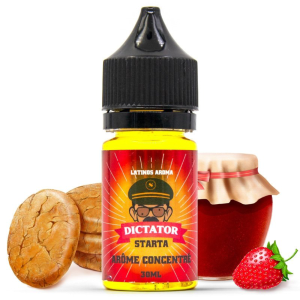 Arôme Concentré Starta Dictator Savourea Biscuit sablé confiture de fraises diluer base PG/VG 30 ml