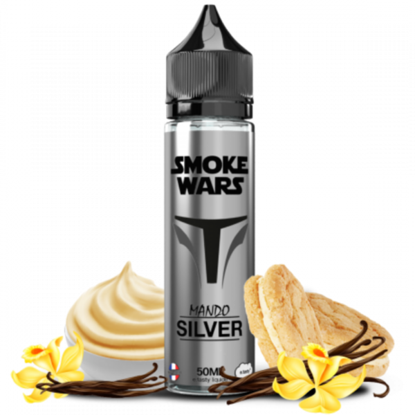 Mando Silver Smoke Wars Biscuit Vanille Custard 50 ml