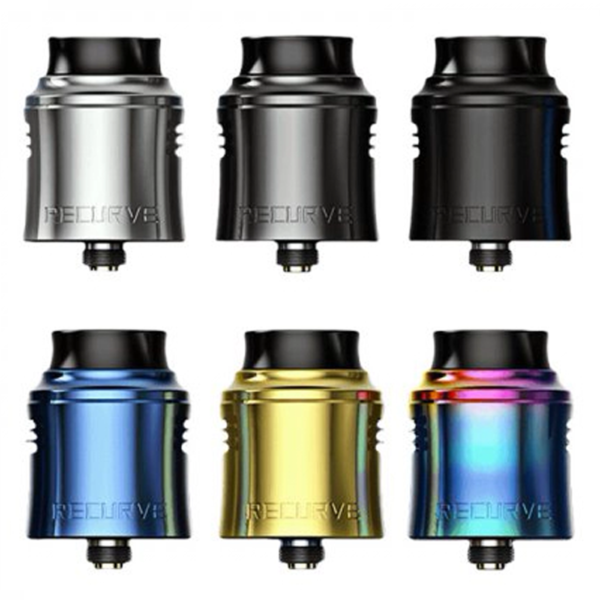 Recurve V2 BF Bottom Feeder RDA Dripper 24 mm Drip Tip 810 Dual Coil  Wotofo