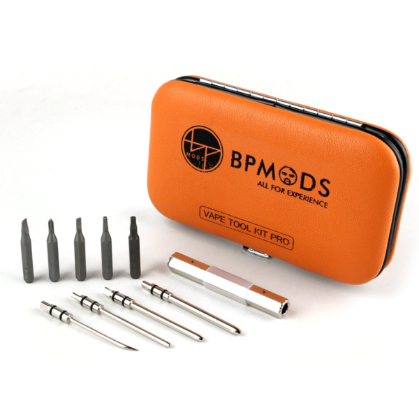 Vape Tool Kit Pro BP MODS création coils montage résistance visser dévisser diamètre 2 mm 3 mm 2.5 mm coton cotonnage