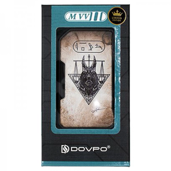 Box Mod M VV II Limited Edition Dovpo Anubis Dieu Egyptien French LifeStyle Potentiomètre 18650 280W USB Type-C