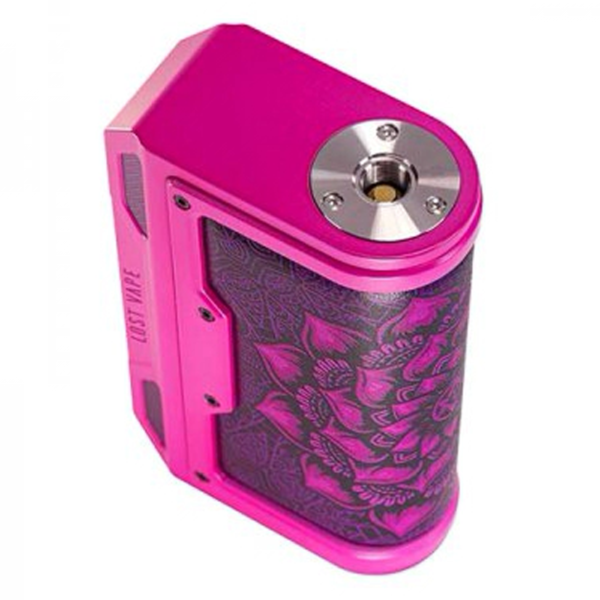 Box Thelema Quest 200W Watts Pink Survivor LostVape USB Type C 18650