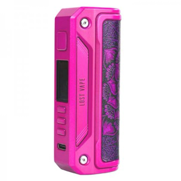 Box Thelema Solo 100W Watts Pïnk Survivor LostVape 21700 18650 USB Type C