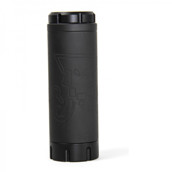 Level Mech Mod Housing Mammoth Creations Bottom Cap bouchon Polygon revolver Black