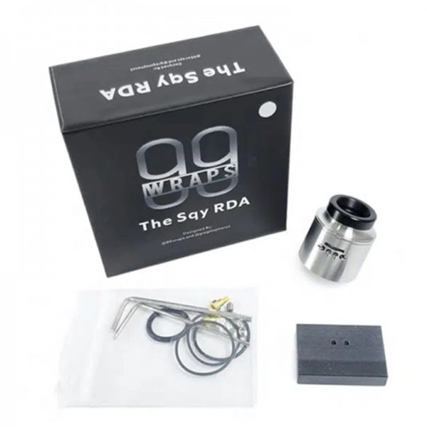 The Sqy RDA 99 Wraps Bottom Feeder Pin 810 BF acier inoxydable 24 mm