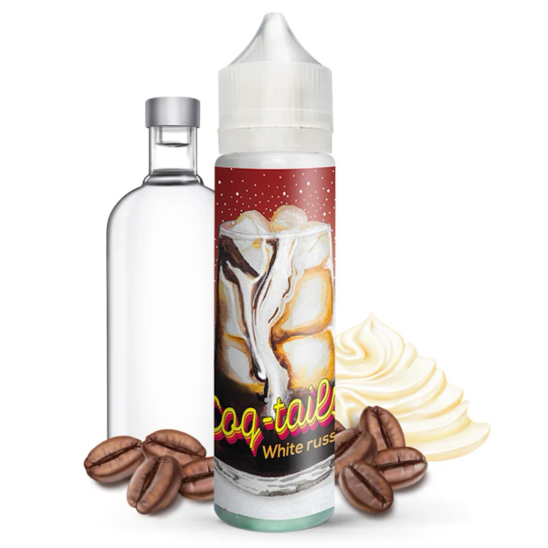 White Russian Le Coq Qui Vape Vodka Café Crème 50 ml