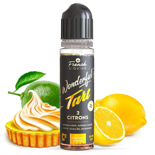 2 Citrons | Wonderful Tart | Citron Citron Vert Pâte Sablée Meringue | 60 ml