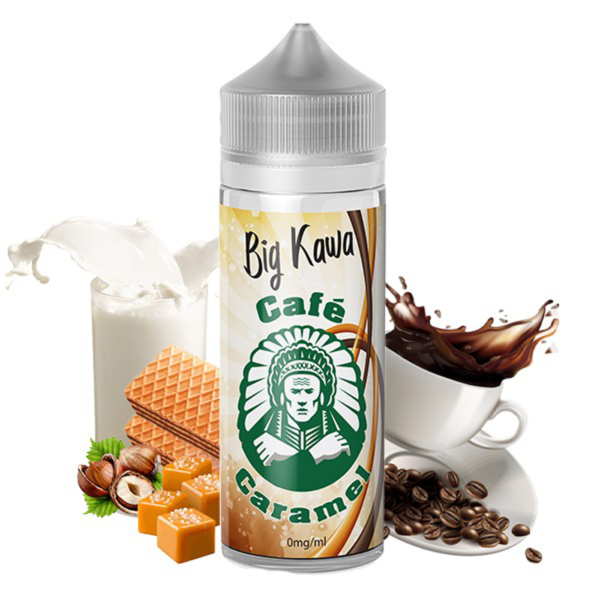 Big Kawa O'Juicy Café Caramel Lait Gaufrette Miel 100 ml