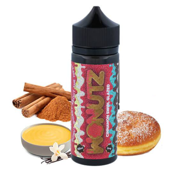 Cinnamon Swirl Glazed Wonutz Beignet Crème Vanille Cannelle 100 ml