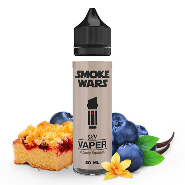 Sky Vaper Smoke Wars E-Tasty Crumble aux Myrtilles Vanille Custard 50 ml