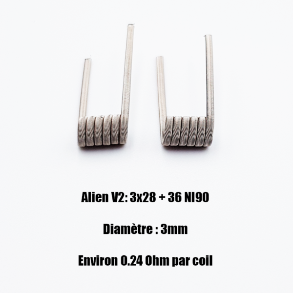 Alien V2  NI90  3mm GT coils