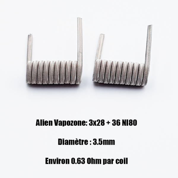 Alien Vapozone 3.5mm GT coils